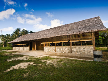 House against sky