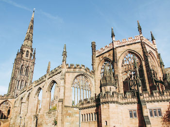 Low angle view of cathedral against sky