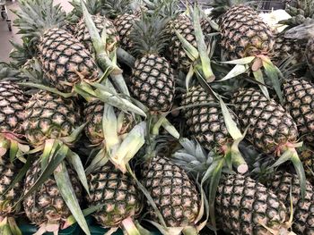 Full frame shot of fruits for sale in market