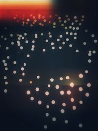 Close-up of illuminated lamp