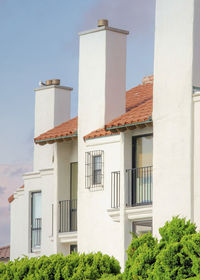 Low angle view of building against sky