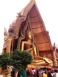 Low angle view of temple