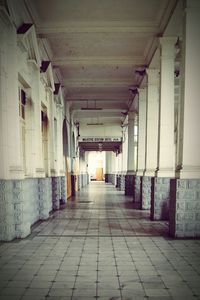 Corridor of building