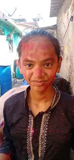 Portrait of smiling boy