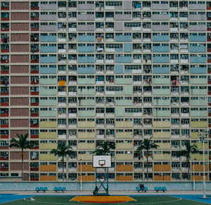 Full frame shot of residential building