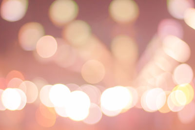 Defocused image of lights