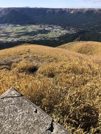 High angle view of landscape