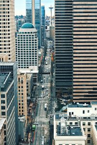 View of buildings in city