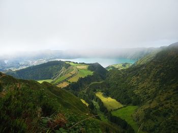 Scenic view of landscape against sky