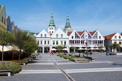 Main square in zilina, slovakia