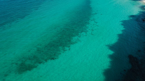 High angle view of swimming pool