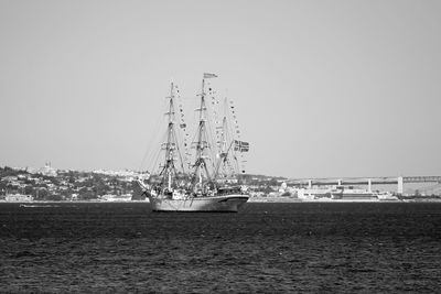 Boats in sea