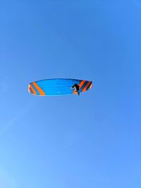 Low angle view of kite flying in the sky