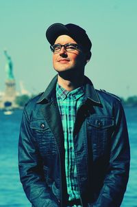 Portrait of young woman