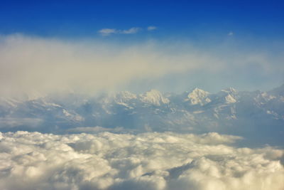 Low angle view of clouds in sky