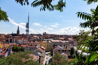 View of buildings in city