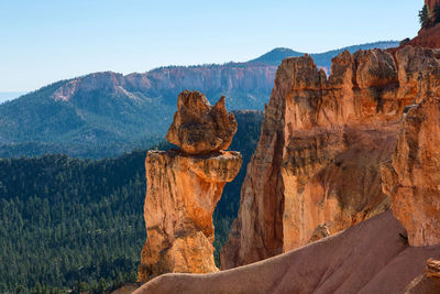 Panoramic view of mountain range