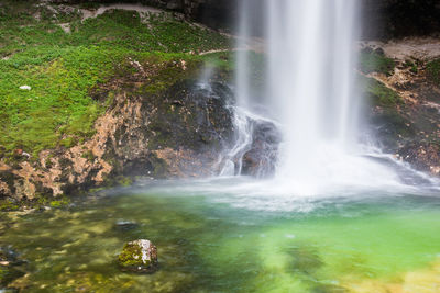 View of waterfall