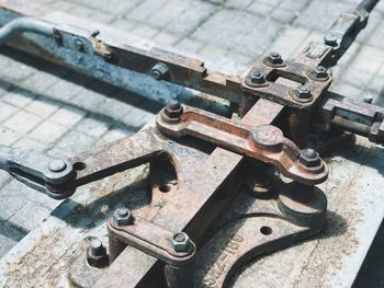 Close-up of rusty metal