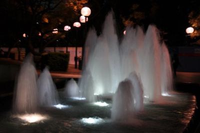 Panoramic shot of waterfall