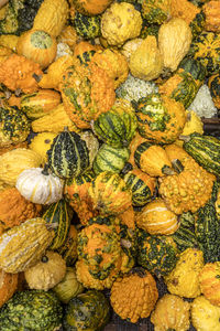 Full frame shot of fruits for sale in market