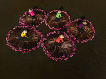 Close-up of christmas decorations