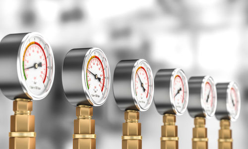 Instrument of measurements in row