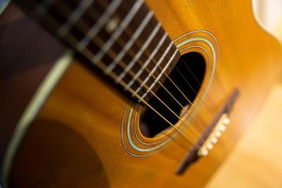 Close-up of guitar