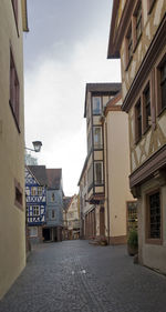 Street amidst buildings in town