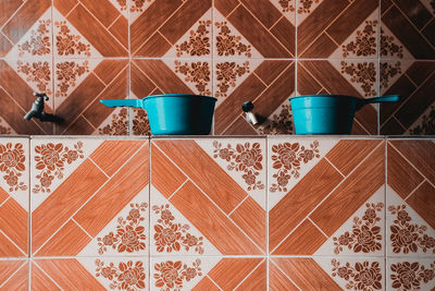 Interior of domestic bathroom