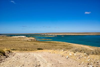 Dirt road in outdoors patagonia