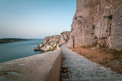 Architectural details at the island of san nicola