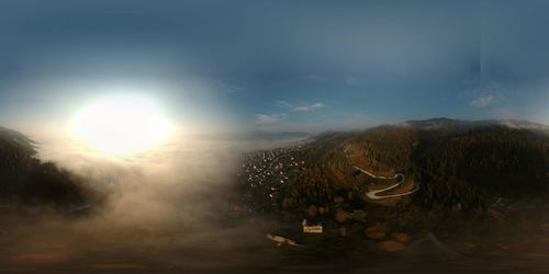 Scenic view of landscape against sky