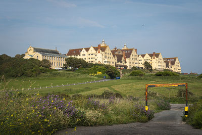 View of roedean school near brighton, east sussex, uk