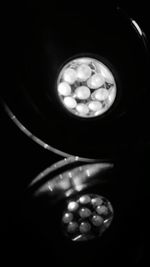 Close-up of illuminated light bulb