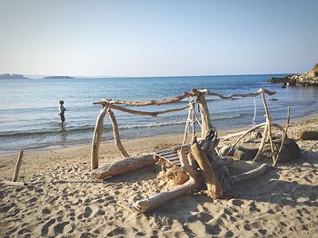Scenic view of sea