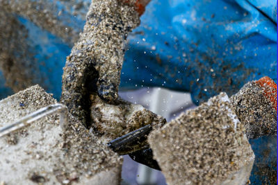 Close-up of rusty metal