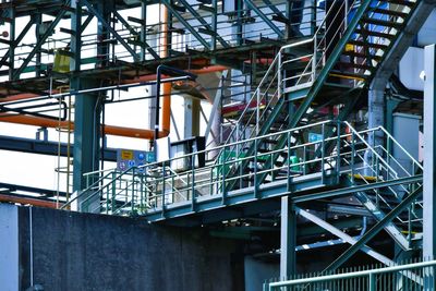 Low angle view of ship