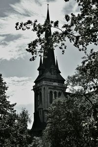 Low angle view of church