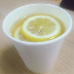 Close-up of drink on table