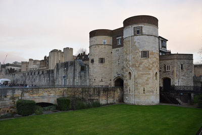 View of historic building against sky