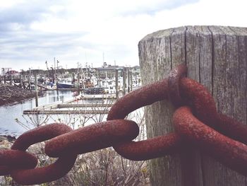 Ropes in the harbor