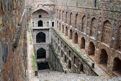 Agrasen ki baoli - step well situated in the middle of connaught placed new delhi india