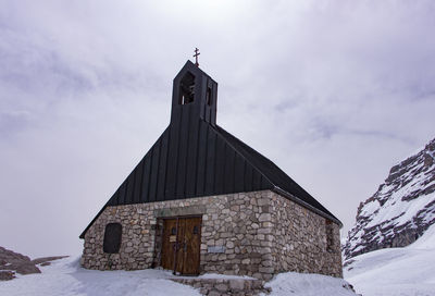 Low angle view of building against sky