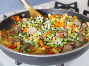 Close-up of salad in bowl