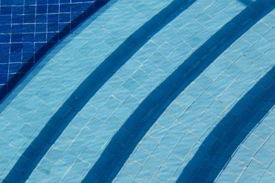 High angle view of swimming pool