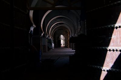 Corridor of historic building