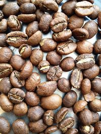 Full frame shot of coffee beans