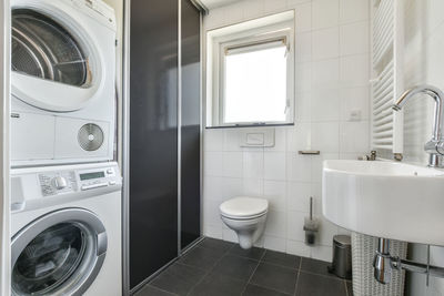 Interior of modern bathroom