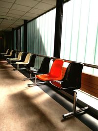 View of seats in room